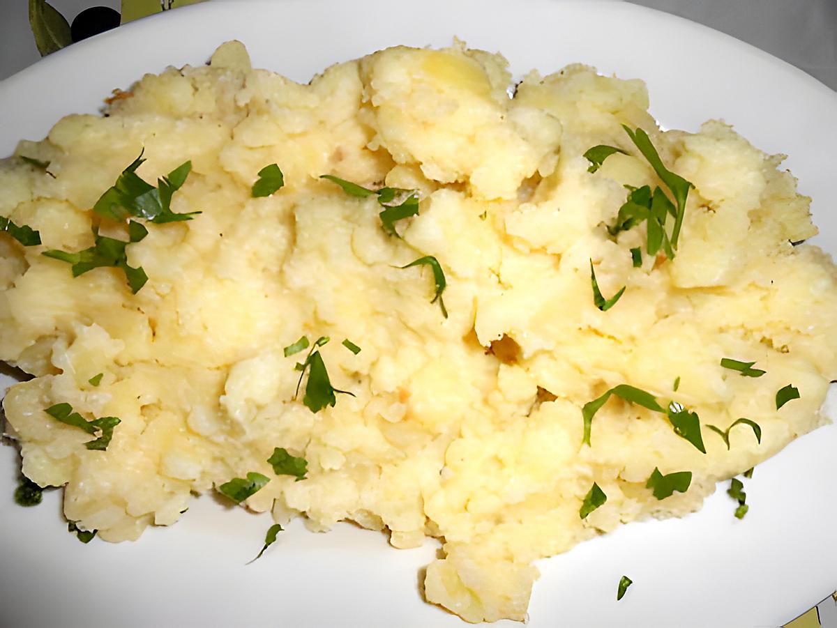 Écrasée de pommes de terre au beurre de saint agur 430