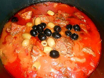 Fricassee de sanglier tomates et olives 430