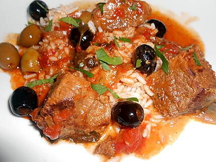 Fricassee de sanglier tomates et olives 430