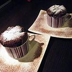 recette Soufflé au chocolat & noisette