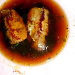 recette Tranche de foie gras au bouillon épicé