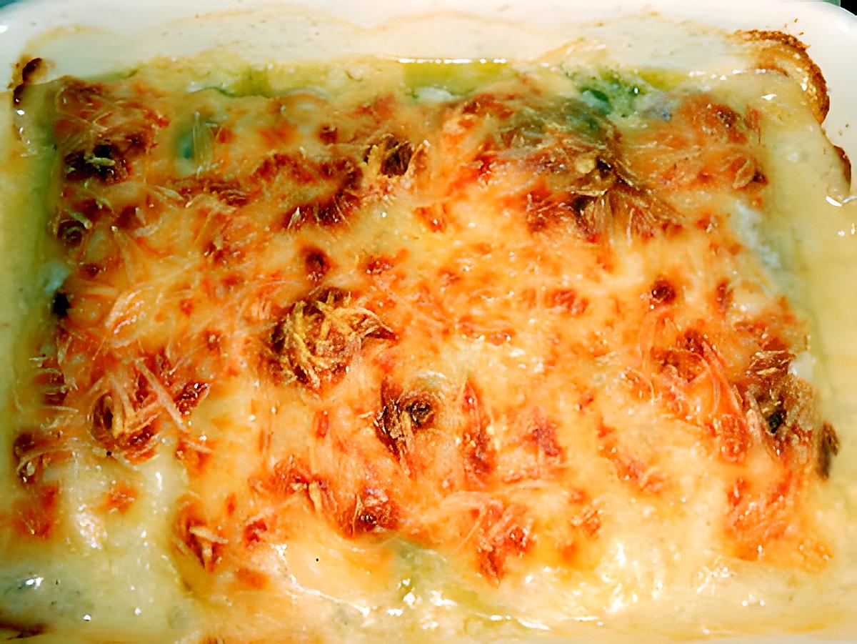 Jambon au vert de blette gratiné 430