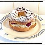 recette paris brest revisité saveur punch et cerises confites