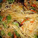 recette Soupe chinoise au porc et nouilles de riz