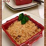recette Crumble de potiron et lardons
