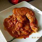 recette Cuisses de poulet à la hongroise