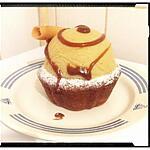 recette bombe glacée nougat au coeur caramel