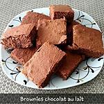 recette brownies chocolat au lait