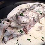recette Bavette aux champignons de paris (recette express)