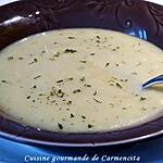 recette Soupe de chou fleur et courgette