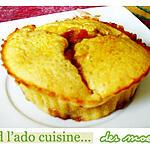 confiture : recette Moelleux citronnés, coeur coulant de fraise