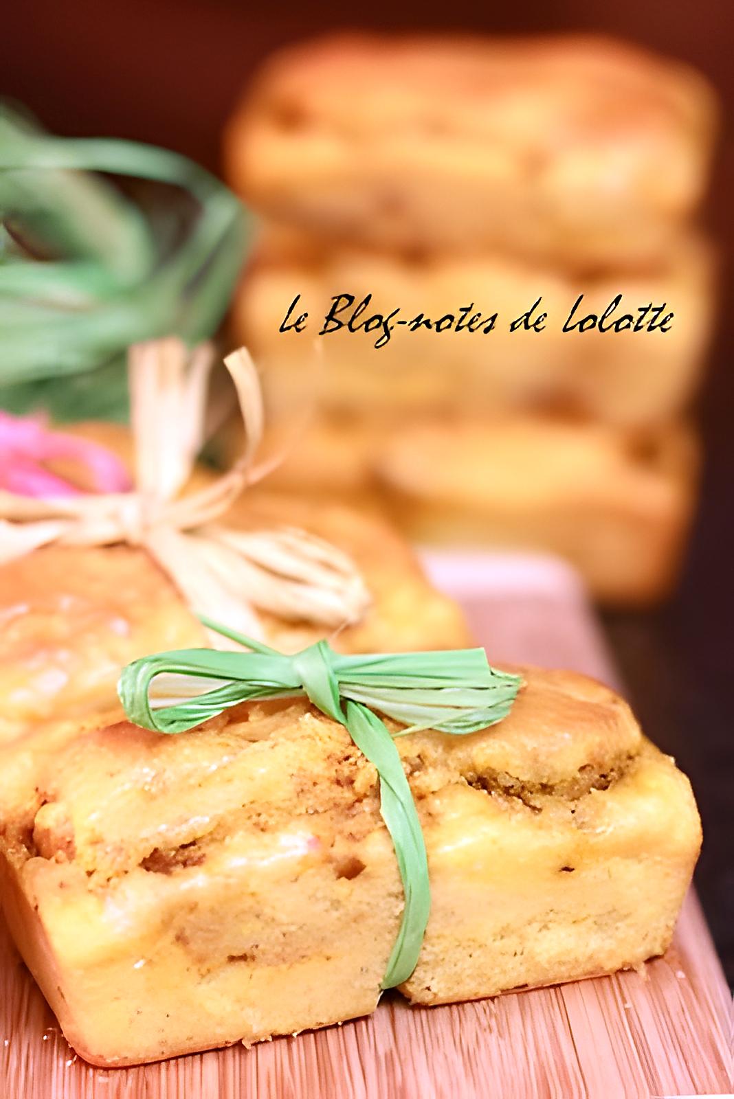 recette Petits cakes tahinés aux tomates séchées et aux abricots secs, tourbillon de pesto rosso et grosses miettes de féta fondante