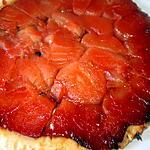 recette tarte   tatin et cassolettes aux oranges confites  sur fond   aux  biscuits  de reims