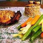 recette ~ Tournedos de poulet, marinade au sirop d'érable, jus d'orange et basilic~ 