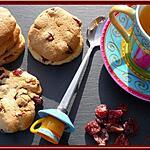 recette Cookies aux cranberries