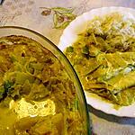recette Gratin de cabillaud sur fondue de poireaux au curry