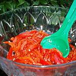 recette Salade de poivrons rouges