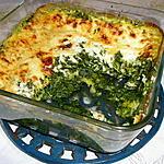 recette Gratin de ravioles aux épinards