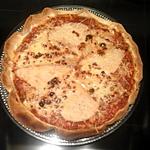 recette PIZZA POULET BOLOGNAISE FROMAGE