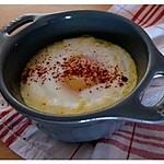 recette Oeufs cocotte au mascarpone,parmesan,BAS IG (cuisson au cuit-vapeur)