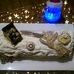 recette Buche vanille chocolat et caramel