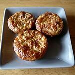 recette Muffins salés cantal/St nectaire/bacon