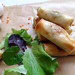 recette Cigare végétarien aux lentilles corail