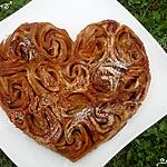 recette Tarte de roses à la pomme