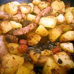 recette Pommes de terre sauté au chorizo de mon cheri