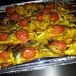 recette Brochettes de sardines mariné à la Marocaine et tomates cerise