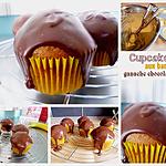 recette Cupcakes aux bananes et ganache au chocolat
