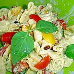 recette Salade de pâtes au basilic