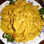recette Emincé de dinde au garam masala