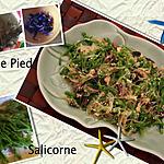 recette Salade de pouc-pied et salicorne
