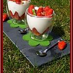 recette Nuage vanille fraise et spéculoos.