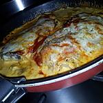 recette Echine de porc gratinée à la mozzarella