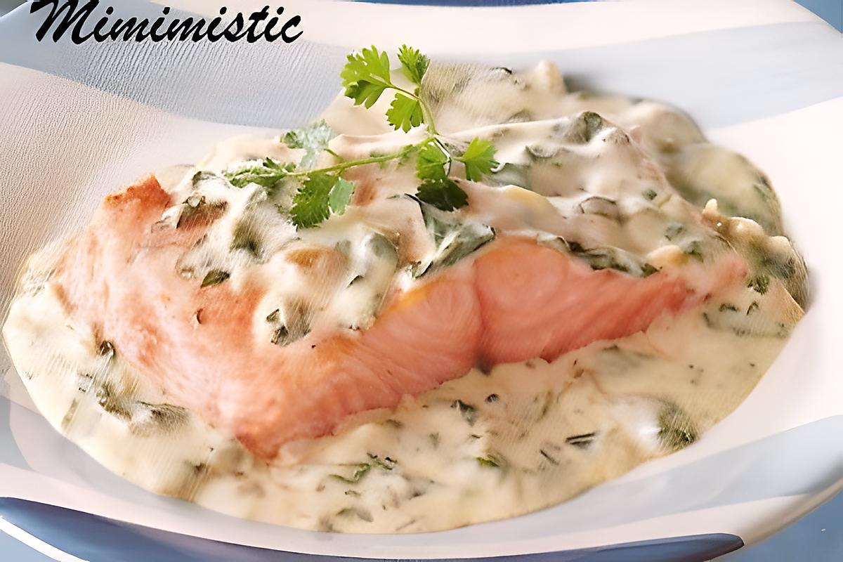 recette Saumon à l'oseille