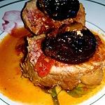 recette Paupiettes de veau à la sauce tomates et aux pruneaux