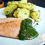 recette Truite saumonée au pesto