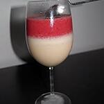 recette Milkshake Vanille-Pécan, mousse de sorbet Framboise
