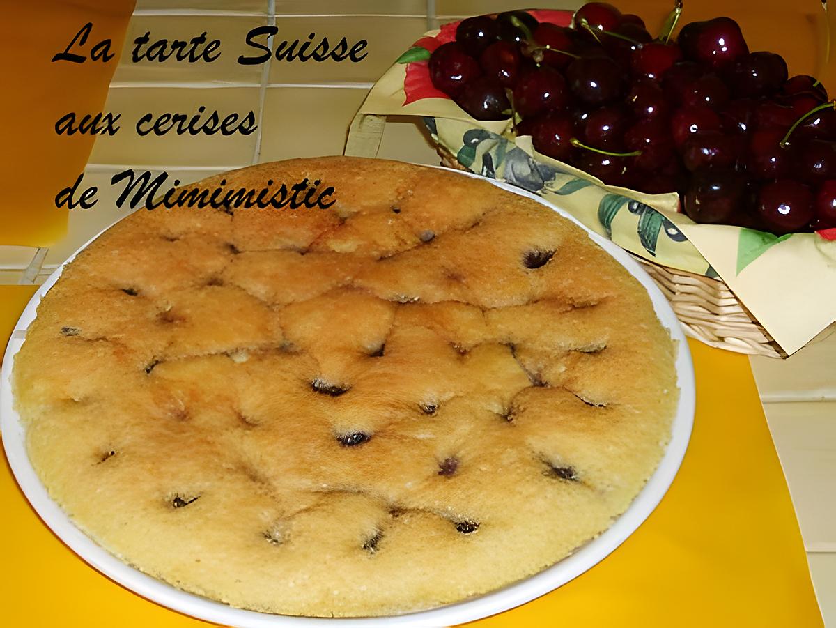 recette Tarte suisse aux cerises