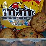 recette cookies aux m&m's