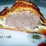 recette Filet mignon au boursin en feuilleté