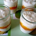 recette Riz au lait d'amandes à la compotée d'abricots