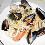 recette SPAGHETTI ALLO SCOGLIO IN BIANCO