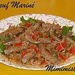 thé vert : recette Boeuf mariné