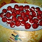 Fromage : recette Tomates cocktail au chavroux