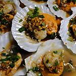recette Coquilles St.-Jacques à la vapeur à la chinoise