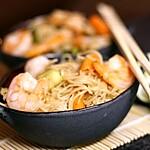 recette Nouilles aux crevettes franco-thaï