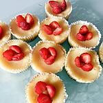 recette Mini cheesecakes aux fraises